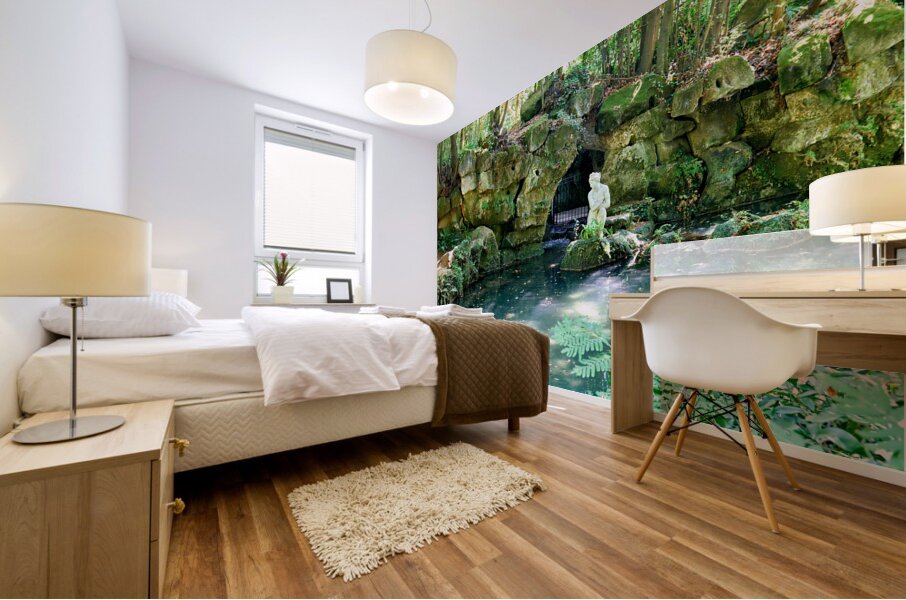 Caserta Campania Italy. The Royal Palace. The bath of Venus Mural print