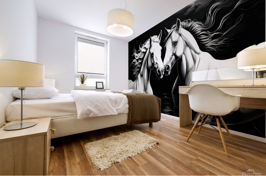 Horses 7 Mural print