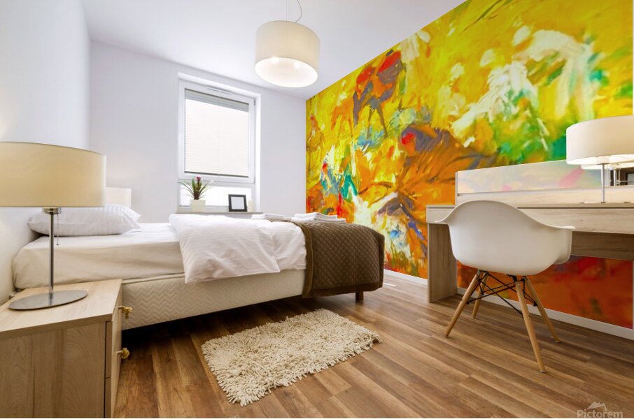 Donkeys and Dates Mural print