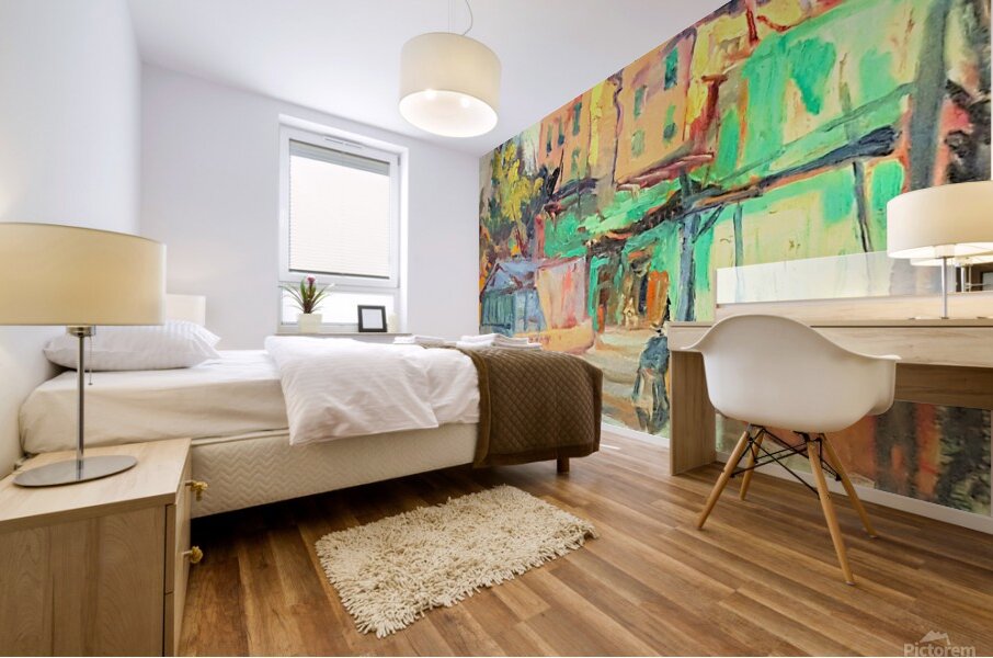 Green house. Mural print