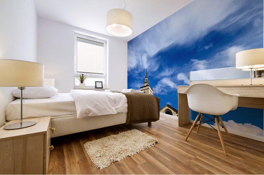 Matera Basilicata Italy. Saint Peter Caveoso Church Mural print