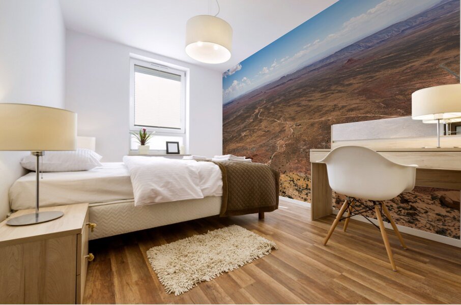 Moki Dugway Utah Top View Mural print