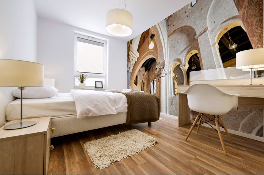 Apulia Puglia Italy. Bari. The Cathedral of Saint Sabinus Mural print