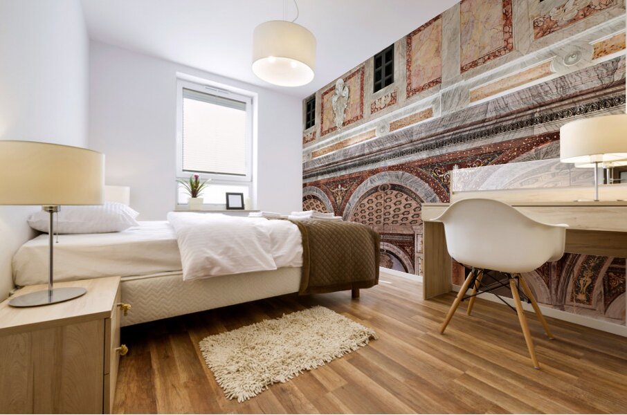 Apulia Puglia Italy. Ostuni. Cattedrale di Santa Maria Assunta. Cathedral Mural print