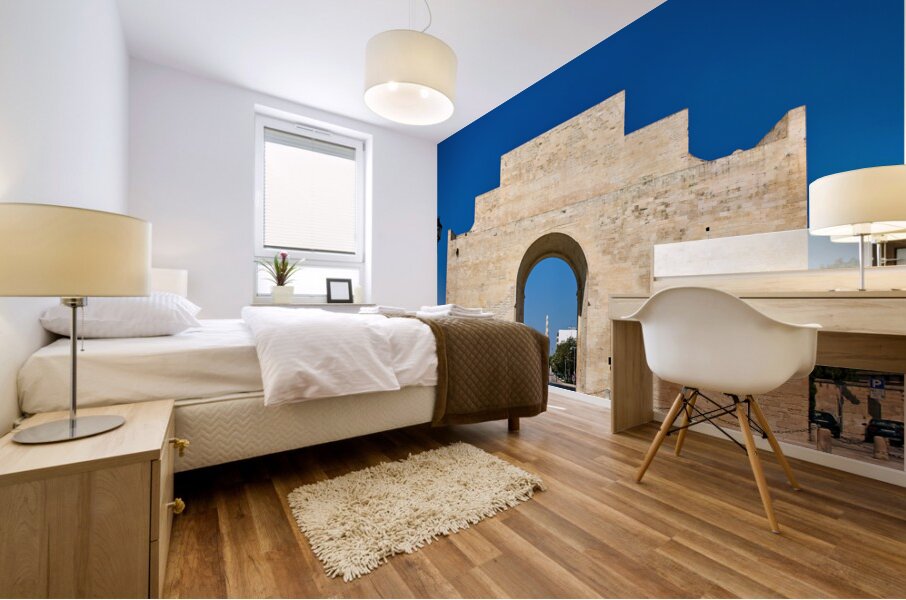 Apulia Puglia Salento Italy. Lecce. Porta Napoli Mural print