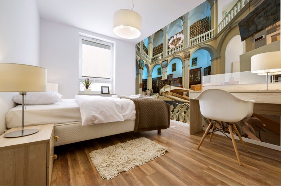 Salento. Apulia Puglia Italy. Gallipoli. Civic Museum Emanuele Barba Mural print