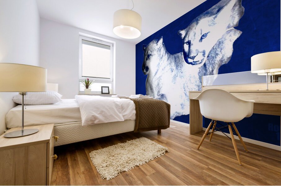 Early 1900s BYU Cougars Art Mural print