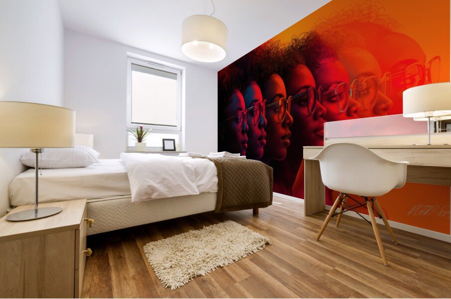 Solar Sisters - Lunar Beauty Mural print