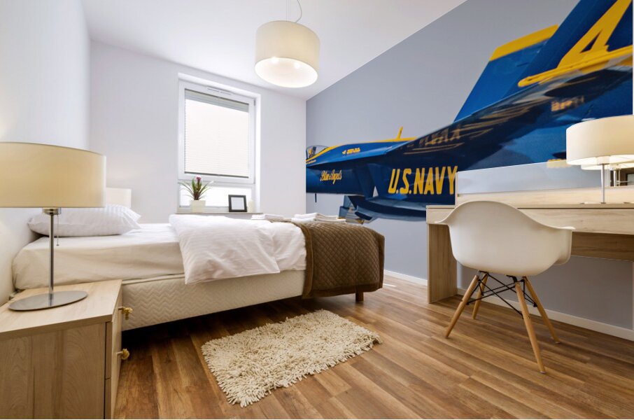 Blue Angel  4 Solo Pass Mural print