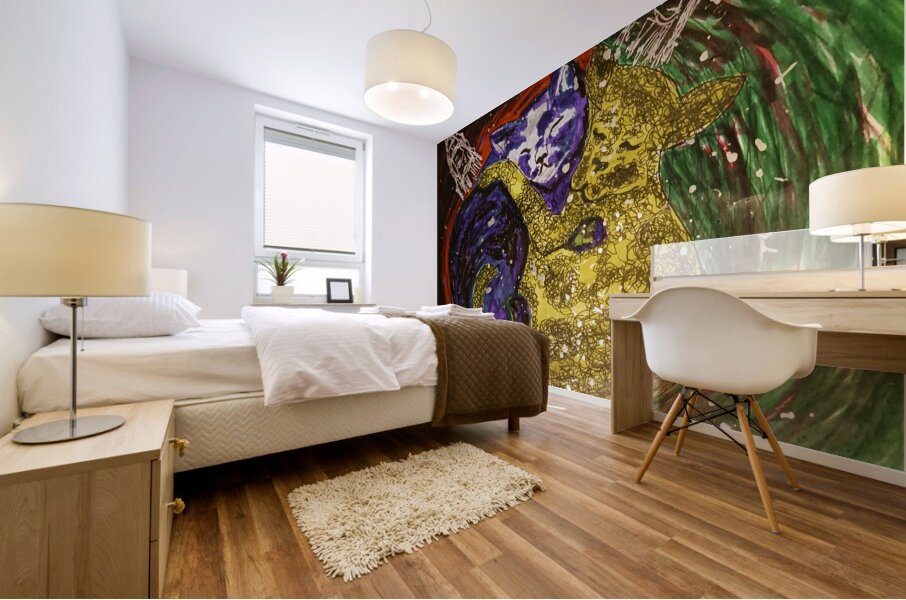 20240615 124338 Dreaming of going to outer space Mural print