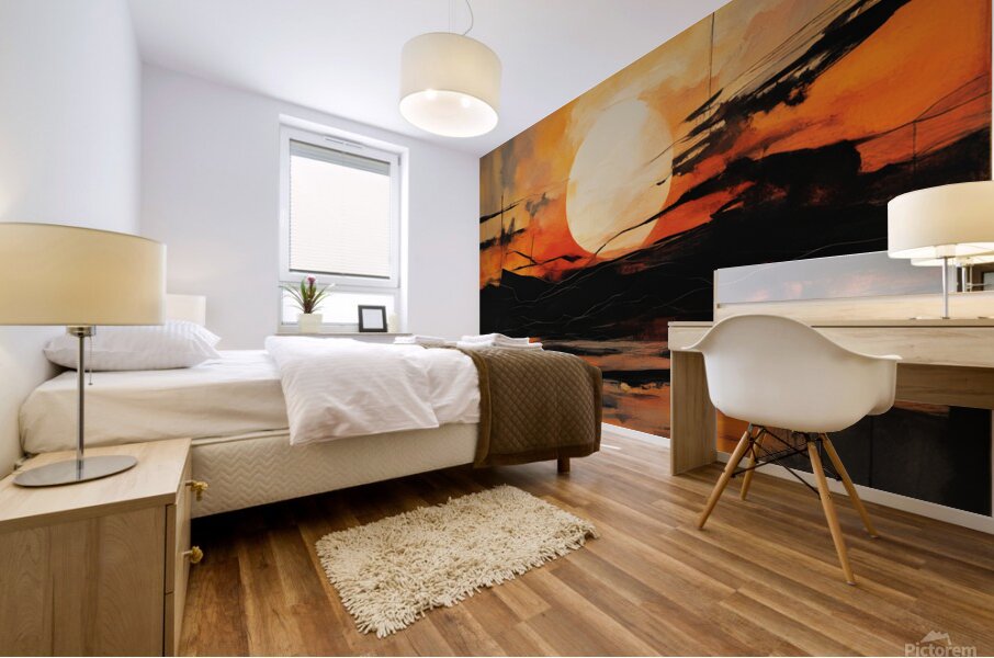 Sunset 1 Mural print