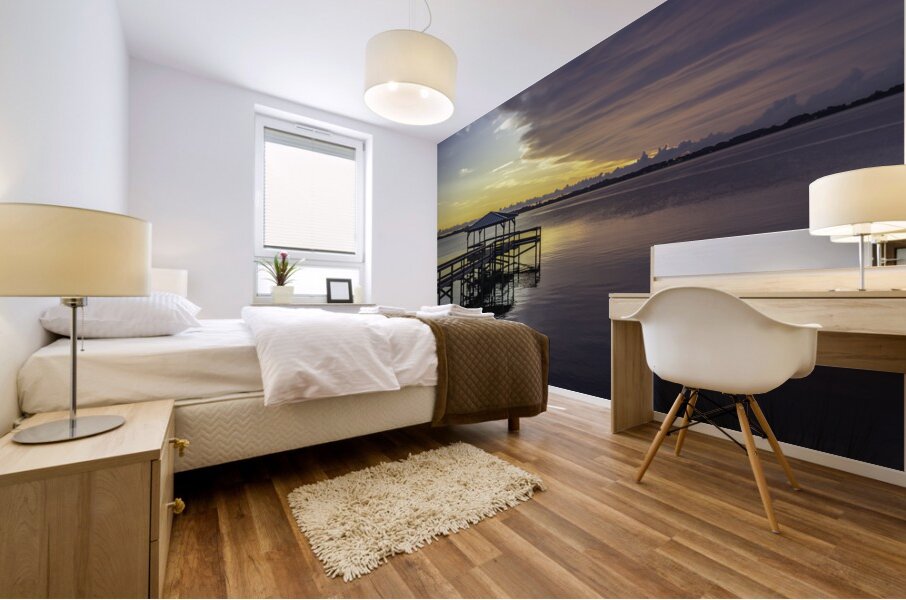 Lavender sky Mural print