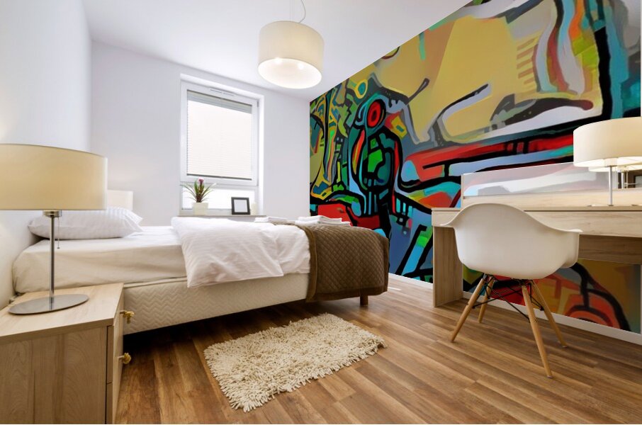 Mechanical Reverie Mural print