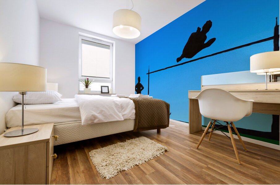 Early 1900s Track and Field Remix Art Mural print