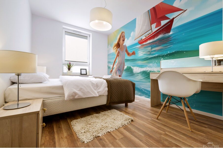 How beautiful is the innocence of children Mural print