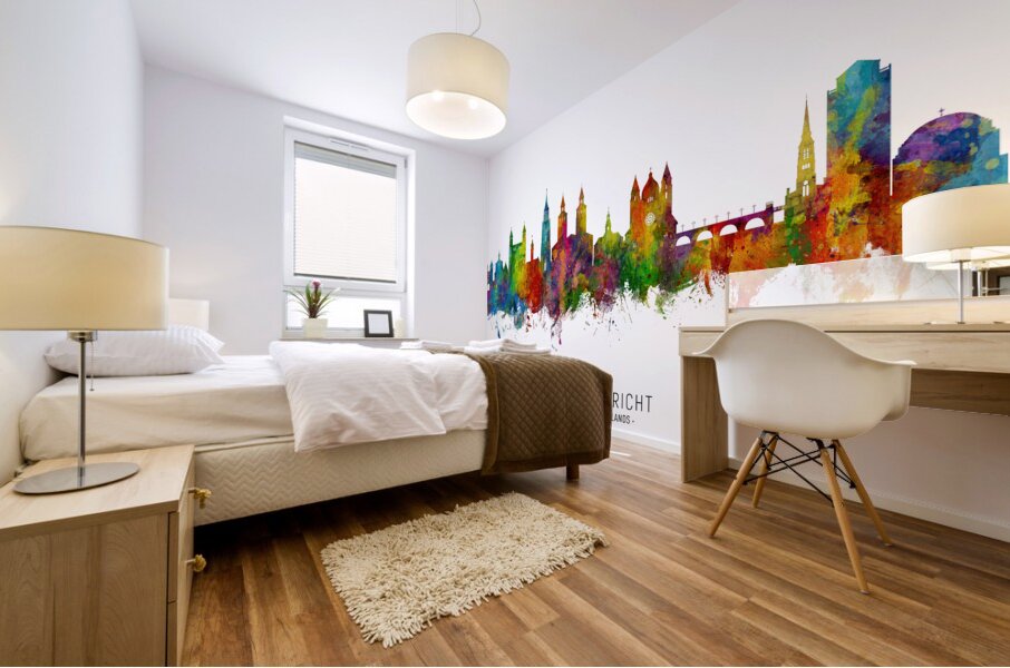 Maastricht The Netherlands Skyline Mural print