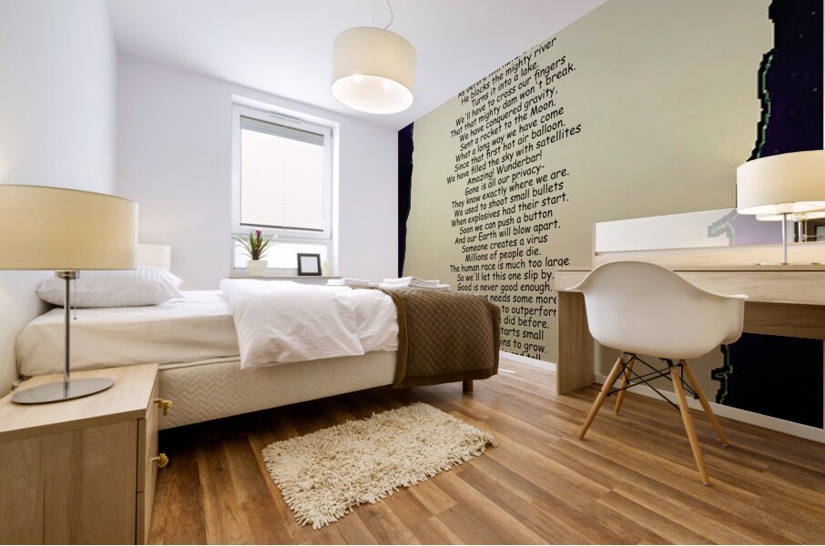 104 The purpose of my soul Mural print