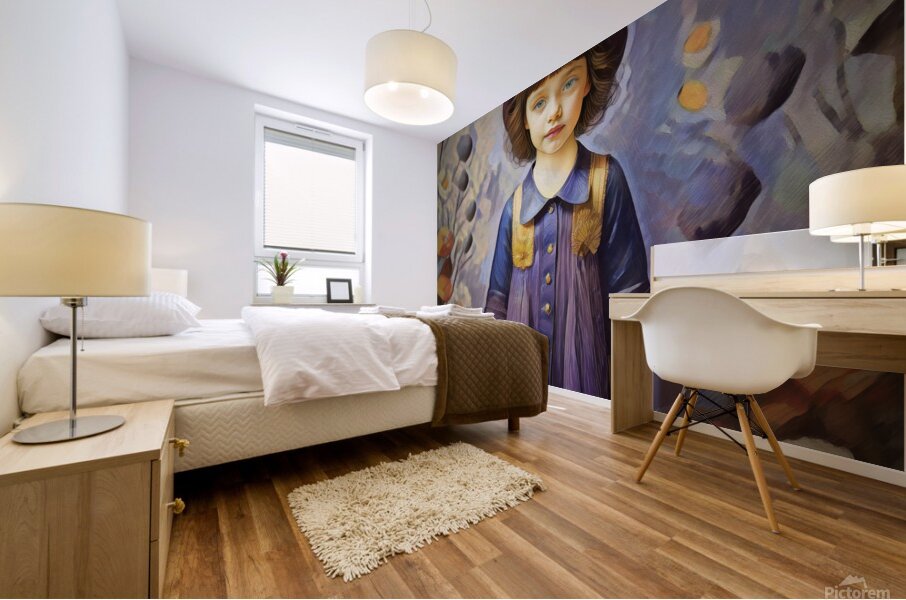 0894 .Sunday In the Garden Mural print