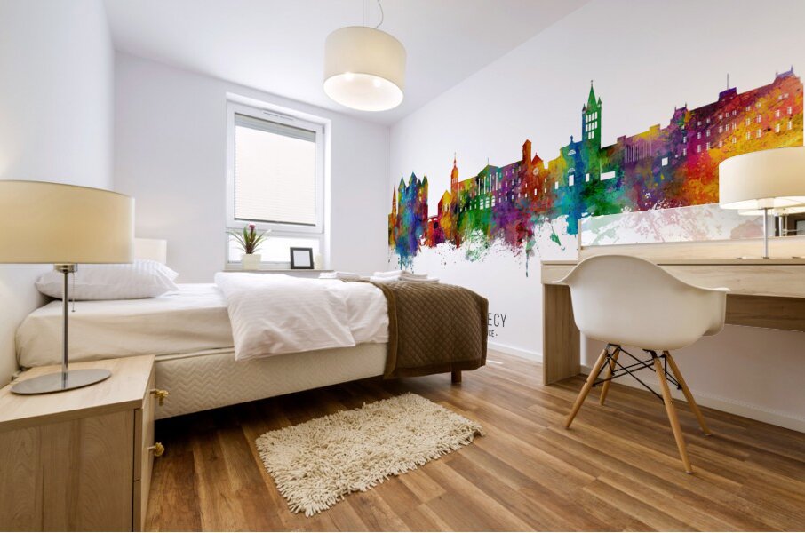 Annecy France Skyline Mural print