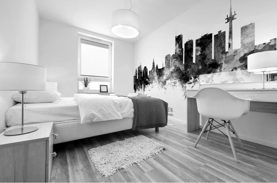 Essen Germany Skyline Mural print