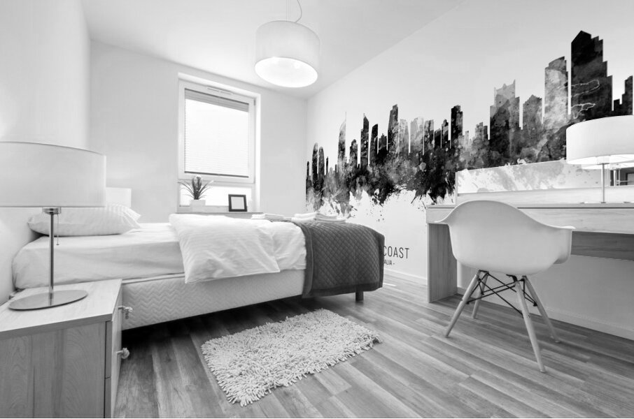 Gold Coast Australia Skyline Mural print