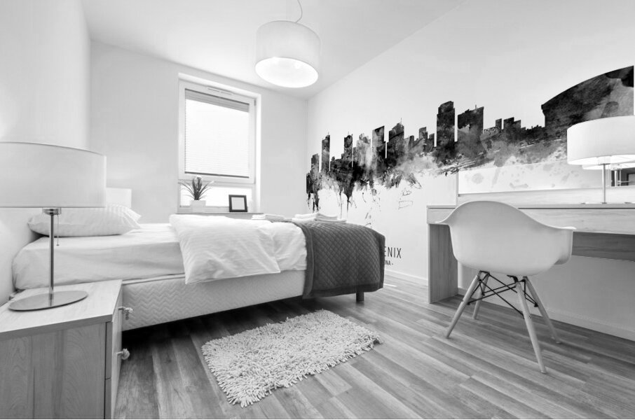 Phoenix Arizona Skyline Mural print