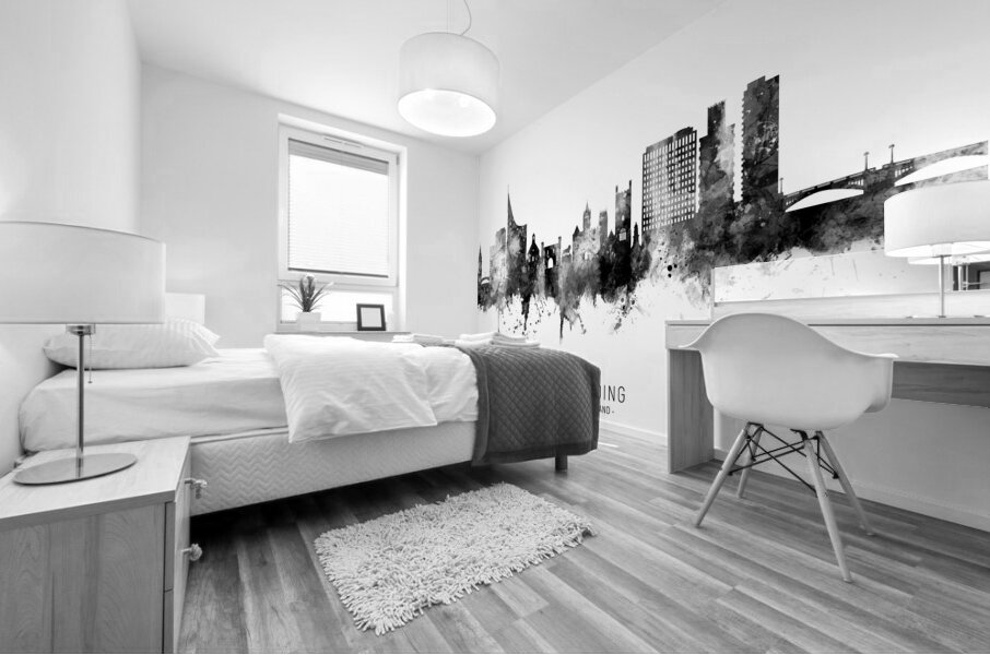 Reading England Skyline Mural print