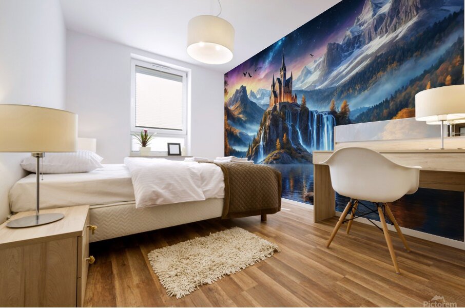 Gothic Landscape 7 | Wolf River Falls Mural print