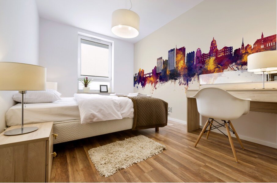 Boise Idaho Skyline Mural print