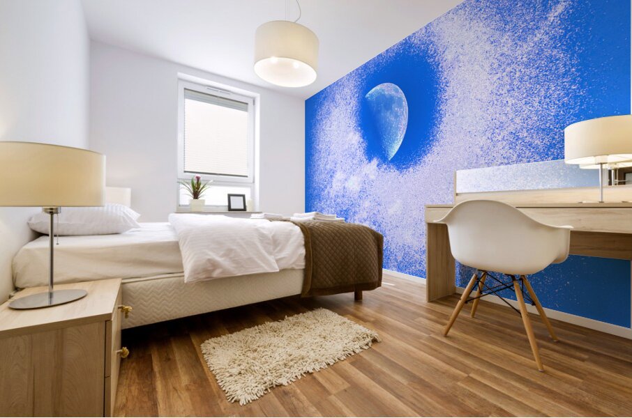 Original Disintegrating Moon Mural print