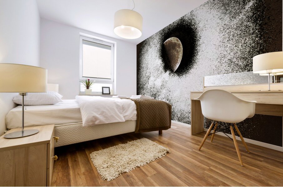 Darker Disintegrating Moon Mural print