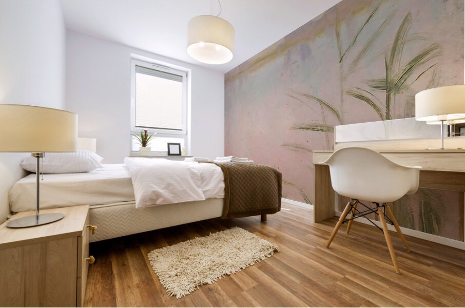 Reeds at the lake 1910  Mural print