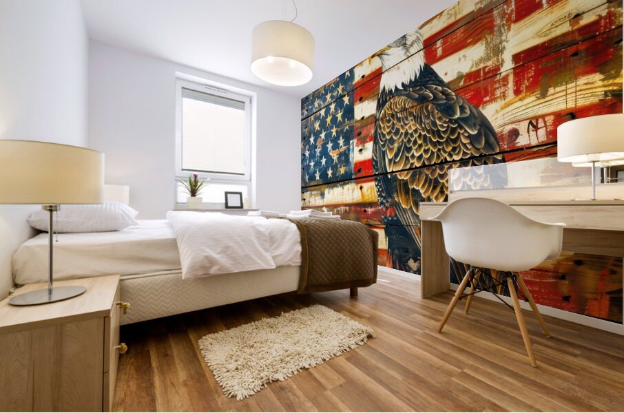 USA Symbol - American Eagle Mural print