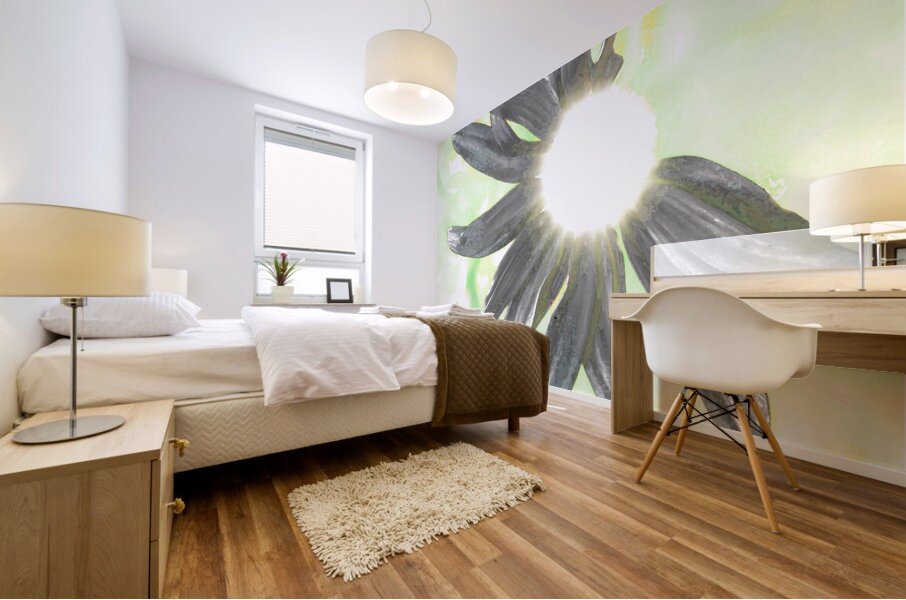  Abstract Daisy Sunbeam Mural print