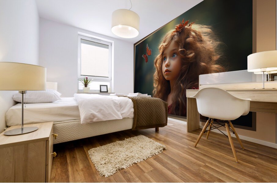 In The Eyes of a Child  1 Mural print