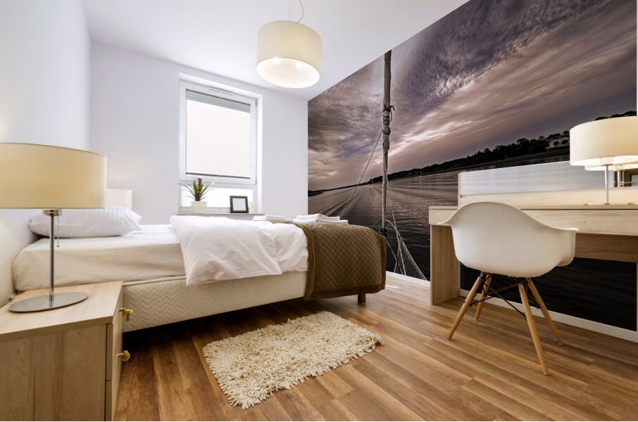 Hilton Head Better on an Americas Cup Yacht Mural print