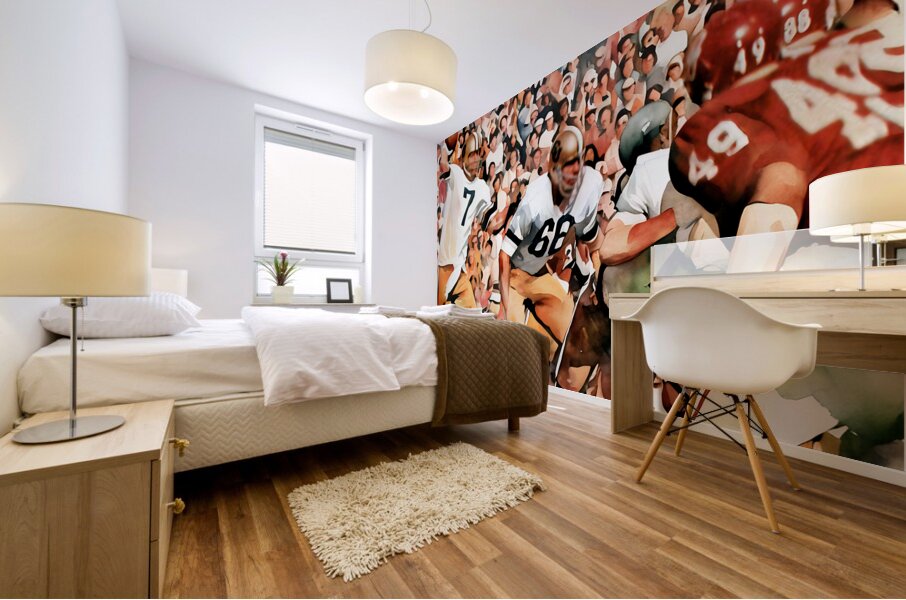 1971 Colorado vs. Oklahoma Football Art Mural print