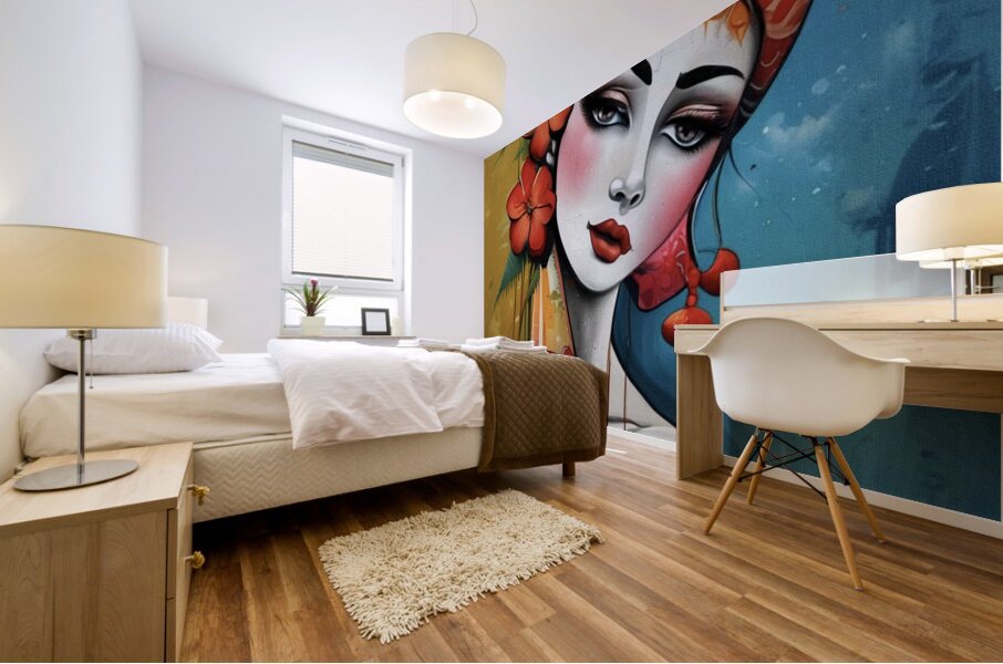 Geisha Beauty 2024 09 17 10 50 05 Mural print