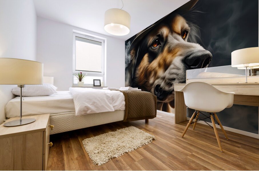 TOP DOG Mural print