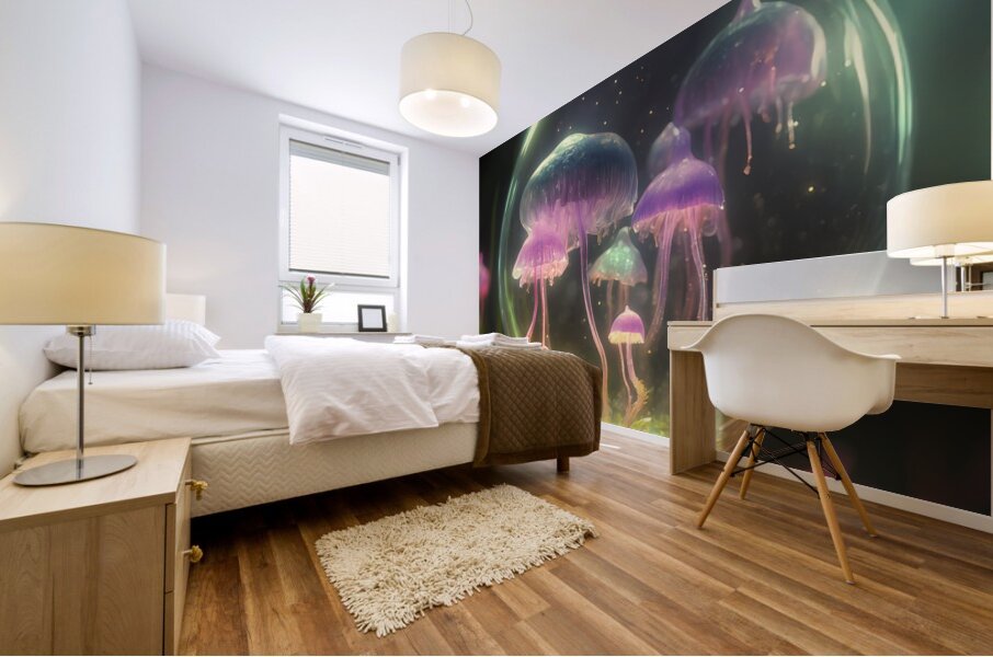 The Mini Zany World  3 Mural print