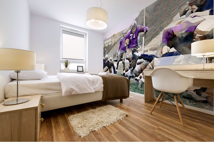 1937 Marquette at Kansas State Mural print