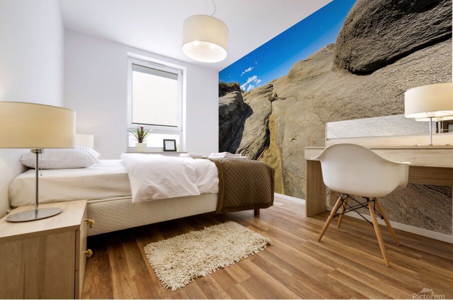 Rock formation Mural print