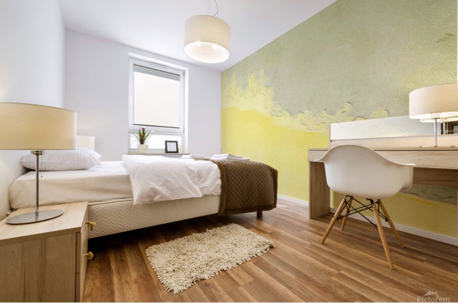 neon spring Mural print