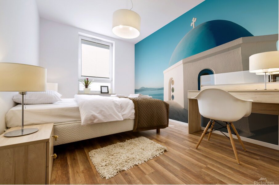 Oia Santorini Mural print