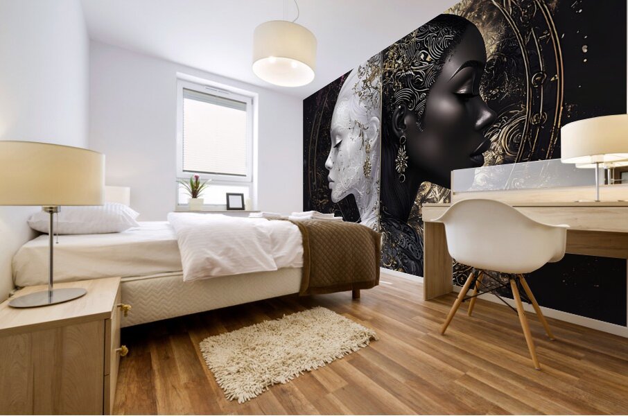 Veil of Duality 4 Mural print