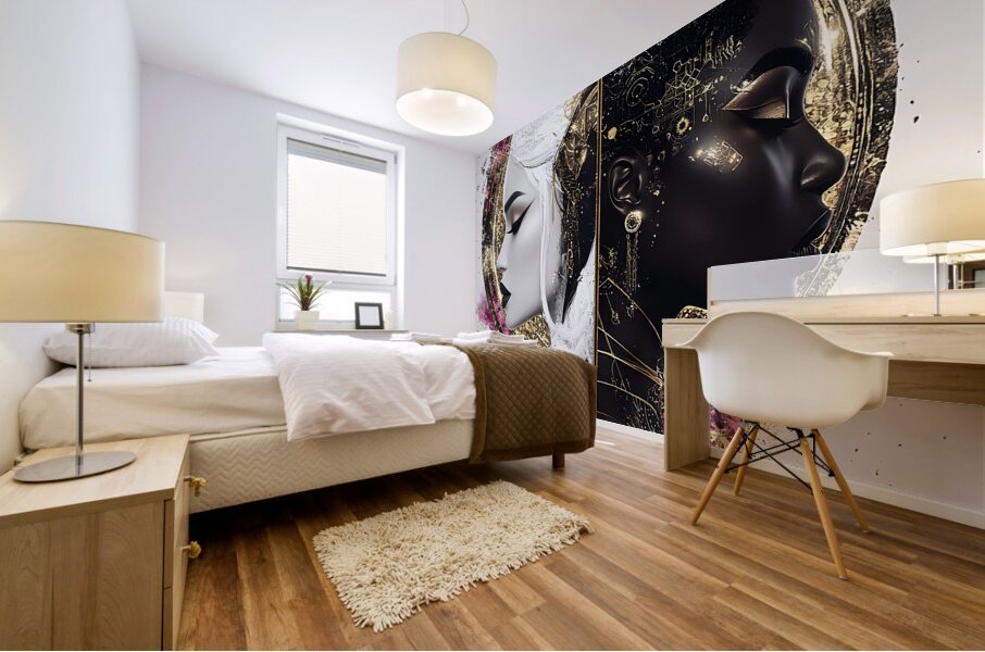 Veil of Duality 3 Mural print