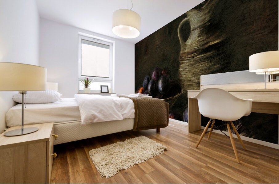 Plum rhapsody Mural print