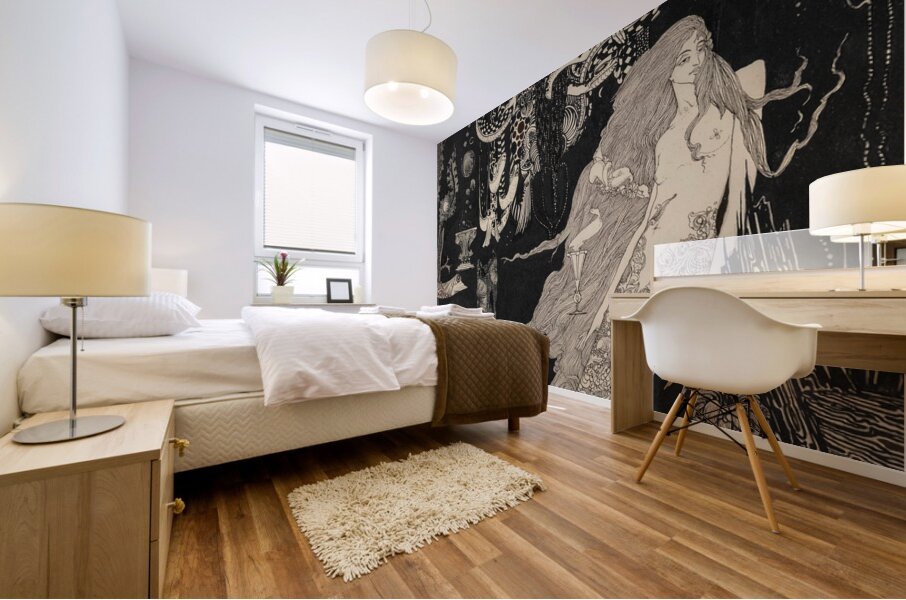 The Little Sea Maid [1916] by Harry Clarke [1889–1931] Mural print