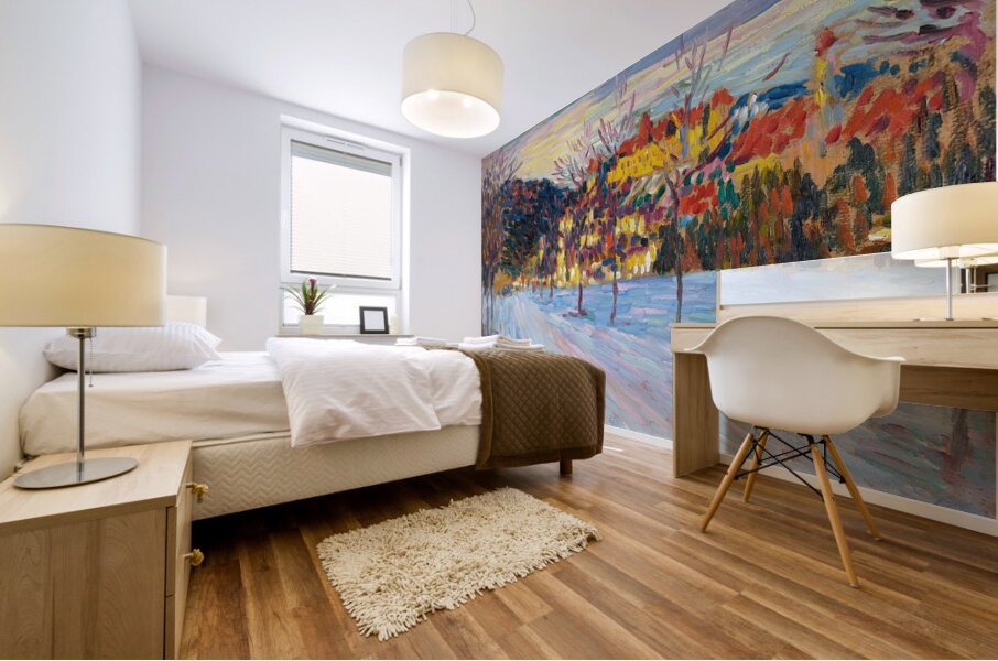 Füssen [1905] by Alexej von Jawlensky [1864–1941] Mural print