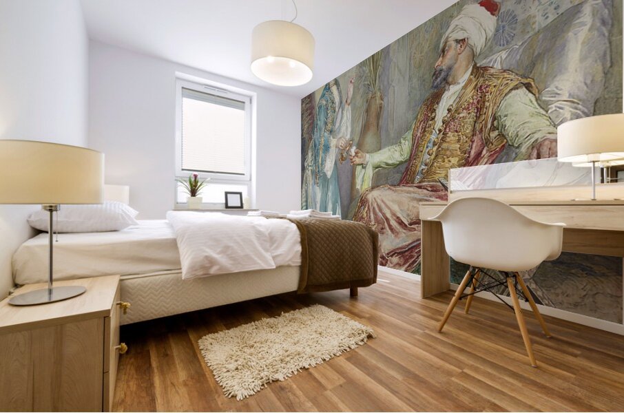 Teatime by Amedeo Simonetti [1874–1922] Mural print